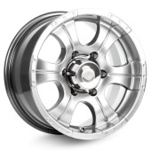 Диски КиК 8,0\R16 6*139.7 ET0 d110.1 Дарк платинум Диски КиК 8,0\R16 6*139.7 ET0 d110.1 Дарк платинум