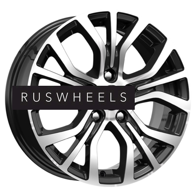 Диски КИК 6,5x16/5x114,3 ET38 D67,1 КС736 Алмаз черный