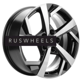 Диски Khomen Wheels 7x17/5x108 ET43 D65,1 KHW1712 (DFM AX 7) Black-FP Диски Khomen Wheels 7x17/5x108 ET43 D65,1 KHW1712 (DFM AX 7) Black-FP