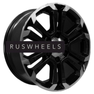 Диски Khomen Wheels 7,5x18/6x139,7 ET25 D106,1 KHW1817 (LC Prado) Black-FP