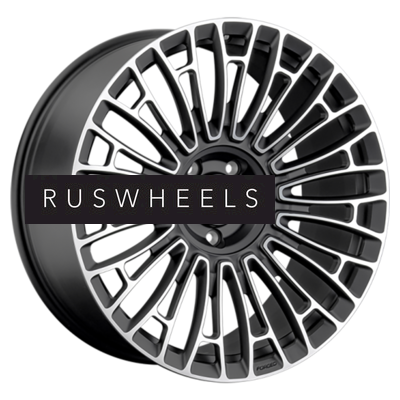 Диски LS Forged 9,5x22/5x130 ET71 D71,6 LS FG25 MBF (конус, Колпак+лого)