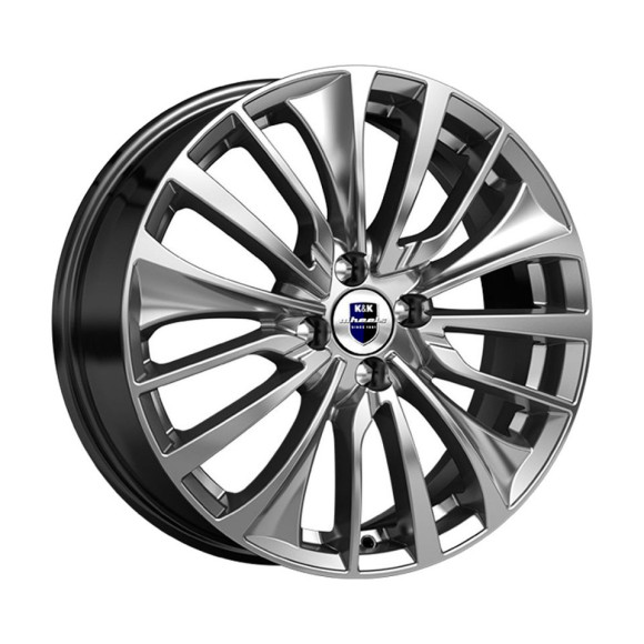 Диски КиК 6.5\R17 5*114.3 ET50 d67.1 Дарк платинум Диски КиК 6.5\R17 5*114.3 ET50 d67.1 Дарк платинум