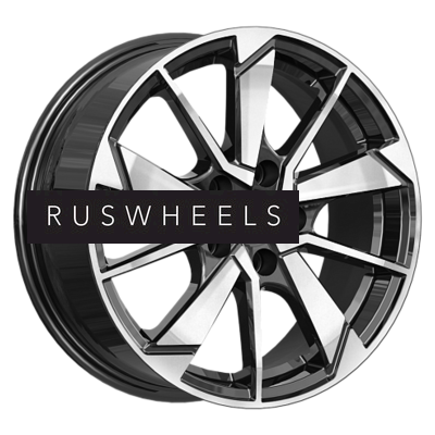 Диски iFree 6,5x16/5x114,3 ET40 D60,1 Зиплайн (КС1042) Блэк Джек