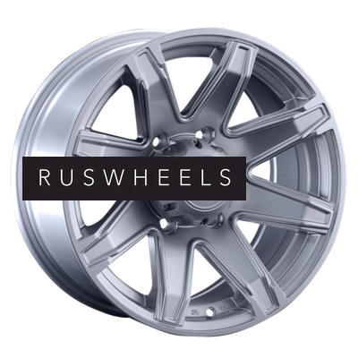 Диски LS 8x16/6x139,7 ET10 D106,1 763 Sil (конус, Колпак+лого)