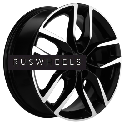 Диски Khomen Wheels 6,5x17/5x114,3 ET49 D67,1 KHW1708 (Hyundai Creta) Black-FP