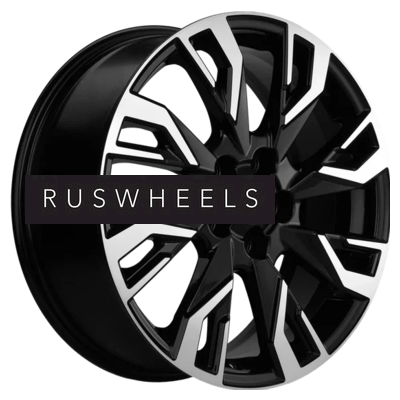 Диски Khomen Wheels 7x18/5x110 ET35 D67,1 KHW1809 (Dongfeng 580/DFSK 500) Black-FP Диски Khomen Wheels 7x18/5x110 ET35 D67,1 KHW1809 (Dongfeng 580/DFSK 500) Black-FP
