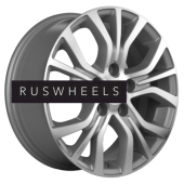 Диски Khomen Wheels 6,5x16/5x108 ET45 D60,1 KHW1608 (Chery Tiggo 3/Tiggo 3 Pro) F-Silver-FP
