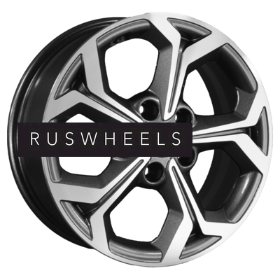 Диски Khomen Wheels 6,5x16/5x114,3 ET43 D67,1 KHW1606 (Huyndai/Kia) Gray-FP