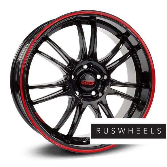 Диски Dotz R19 / 8J PCD 5x112 ЕТ 45 ЦО 70.1 Shift pinstripe red Диски Dotz R19 / 8J PCD 5x112 ЕТ 45 ЦО 70.1 Shift pinstripe red