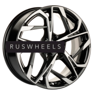Диски Khomen Wheels 7x17/5x112 ET49 D66,6 KHW1716 (Audi A4) Black-FP