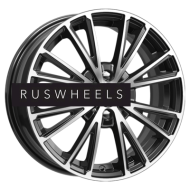 Диски КИК 6x16/4x100 ET41 D60,1 Меандр-оригинал (КС879) Алмаз черный SK