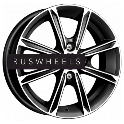 Диски КИК 5x14/4x98 ET35 D58,5 Флэш (КС698) Алмаз черный