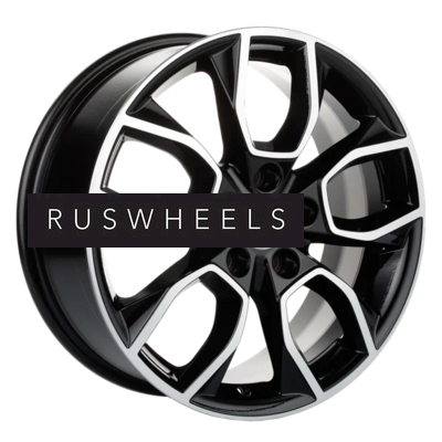 Диски Khomen Wheels 7x17/5x110 ET46 D63,3 KHW1713 (Changan CS35 Plus) Black-FP Диски Khomen Wheels 7x17/5x110 ET46 D63,3 KHW1713 (Changan CS35 Plus) Black-FP