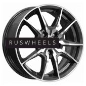 Диски КИК 6,5x16/5x112 ET38 D66,6 Адамар (КС886) Алмаз черный