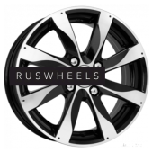 Диски КИК 6x15/4x100 ET45 D54,1 Джемини-оригинал (КС617) Алмаз черный КС617