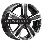 Диски КИК 6,5x16/5x110 ET37 D65,1 Оклахома (КС998) Алмаз черный Диски КИК 6,5x16/5x110 ET37 D65,1 Оклахома (КС998) Алмаз черный