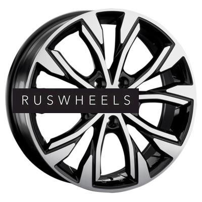 Диски Replay 7x18/5x114,3 ET35 D60,1 TY363 BKF (конус, C570)