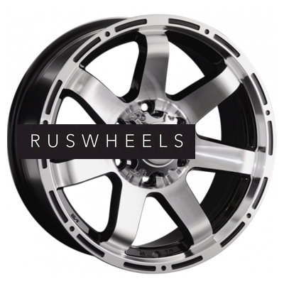 Диски LS 8x18/6x139,7 ET20 D106,1 1289 BKF (конус, Колпак+лого)