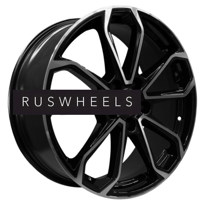 Диски Khomen Wheels 7x18/5x108 ET47 D60,1 KHW1816 (Chery Tiggo 8 (Pro/Pro Max)) Black-FP