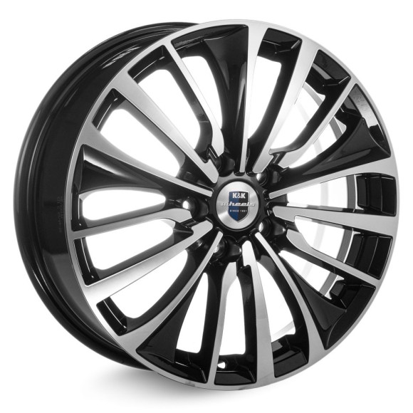 Диски КиК  Flanker (КС751)  6,5\R17 5*114,3 ET45  d67,1  Алмаз черный  [71043]