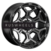 Диски LS FlowForming 9x20/6x139,7 ET30 D100,1 RC68 BKF (конус, Колпак+лого)