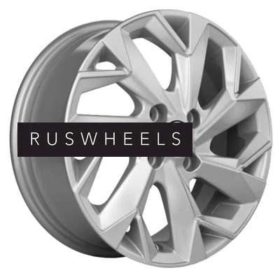 Диски Khomen Wheels 6x15/4x100 ET40 D60,1 KHW1508 (XRay) F-Silver