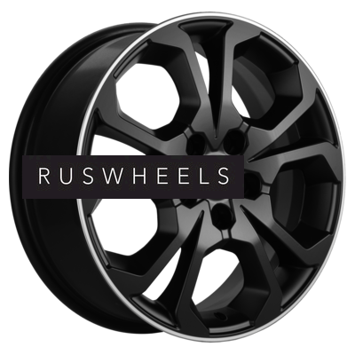 Диски Khomen Wheels 6,5x17/5x108 ET33 D60,1 KHW1711 (Chery/Exeed) Black