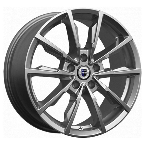 Диски КиК 7.5\R17 5*108 ET35 d67.1 Дарк платинум