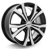 Диски Xtrike 6.5\R16 5*100 ET38 d67.1 BK/FP Диски Xtrike 6.5\R16 5*100 ET38 d67.1 BK/FP