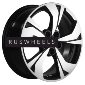 Диски Khomen Wheels 7x17/5x114,3 ET37 D66,5 KHW1724 (Jolion) Black-FP