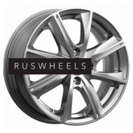 Диски КИК 6x15/4x100 ET50 D60,1 Арнар-оригинал (КС890) Дарк платинум