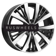 Диски КИК 7,5x19/5x108 ET50 D63,35 Марвел (КС881) Алмаз черный SK