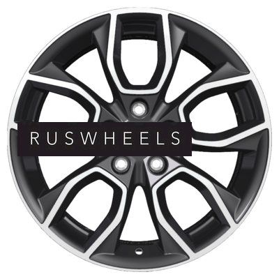 Диски Khomen Wheels 7x17/5x114,3 ET53 D67,1 KHW1713 (Ceed) Black-FP