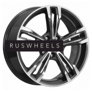 Диски КИК 7x18/5x114,3 ET38 D67,1 Karrera Light (КС935) Алмаз черный