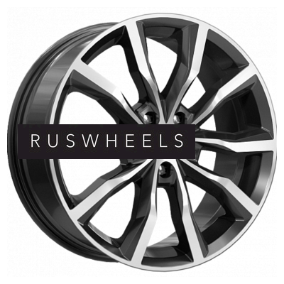 Диски КИК 7,5x18/5x114,3 ET35 D66,1 Портер (КС906) Алмаз черный Диски КИК 7,5x18/5x114,3 ET35 D66,1 Портер (КС906) Алмаз черный