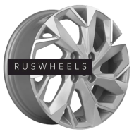 Диски Khomen Wheels 5,5x14/4x100 ET43 D67,1 KHW1402 (Solaris/Logan/Rio) F-Silver-FP