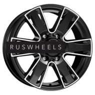 Диски КИК 7x17/6x139,7 ET33 D100,1 Севенна (КС726) Алмаз черный Диски КИК 7x17/6x139,7 ET33 D100,1 Севенна (КС726) Алмаз черный