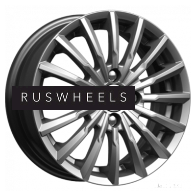 Диски КИК 5,5x14/4x98 ET40 D58,5 Акцент (КС641) Дарк платинум