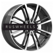 Диски КИК 7x17/4x100 ET43 D60,1 Эрфурт-оригинал (КС903) Алмаз черный