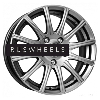 Диски КИК 5x13/4x100 ET35 D67,1 Сиеста (КС477) Дарк платинум