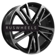 Диски Khomen Wheels 8x18/5x114,3 ET45 D60,1 KHW1815 (Geely Atlas (Pro) / Changan CS75) Black-FP