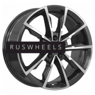 Диски КИК 7,5x17/5x120 ET45 D72,6 Меренге (КС902) Алмаз черный