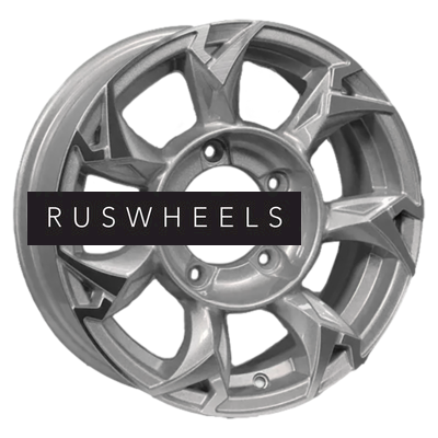 Диски Khomen Wheels 5,5x15/5x139,7 ET5 D98,5 KHW1505 (Lada NIVA 4x4) F-Silver-FP