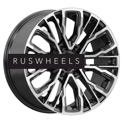 Диски КИК 8,5x19/6x139,7 ET38 D67,1 Кортес (КС1102) Алмаз черный